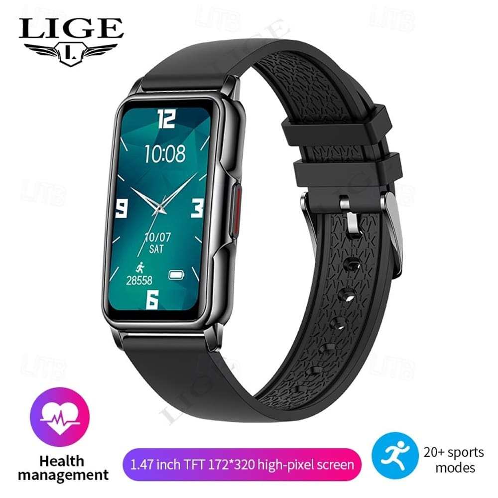 1.43-Inch Bluetooth Calling Fitness Smart Watch with Heart Rate Tracking, Message Alerts, IP67 Protection and Nine Strap Options BW0451 WearableMaster - variant-black BW0451 Bluetooth Calling Fitness Smart Watch - variant black