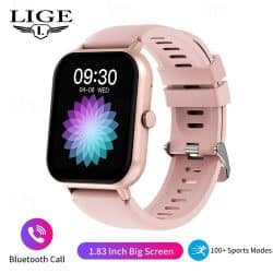 BW0460 Bluetooth Calling Fitness Smart Watch - variant pink