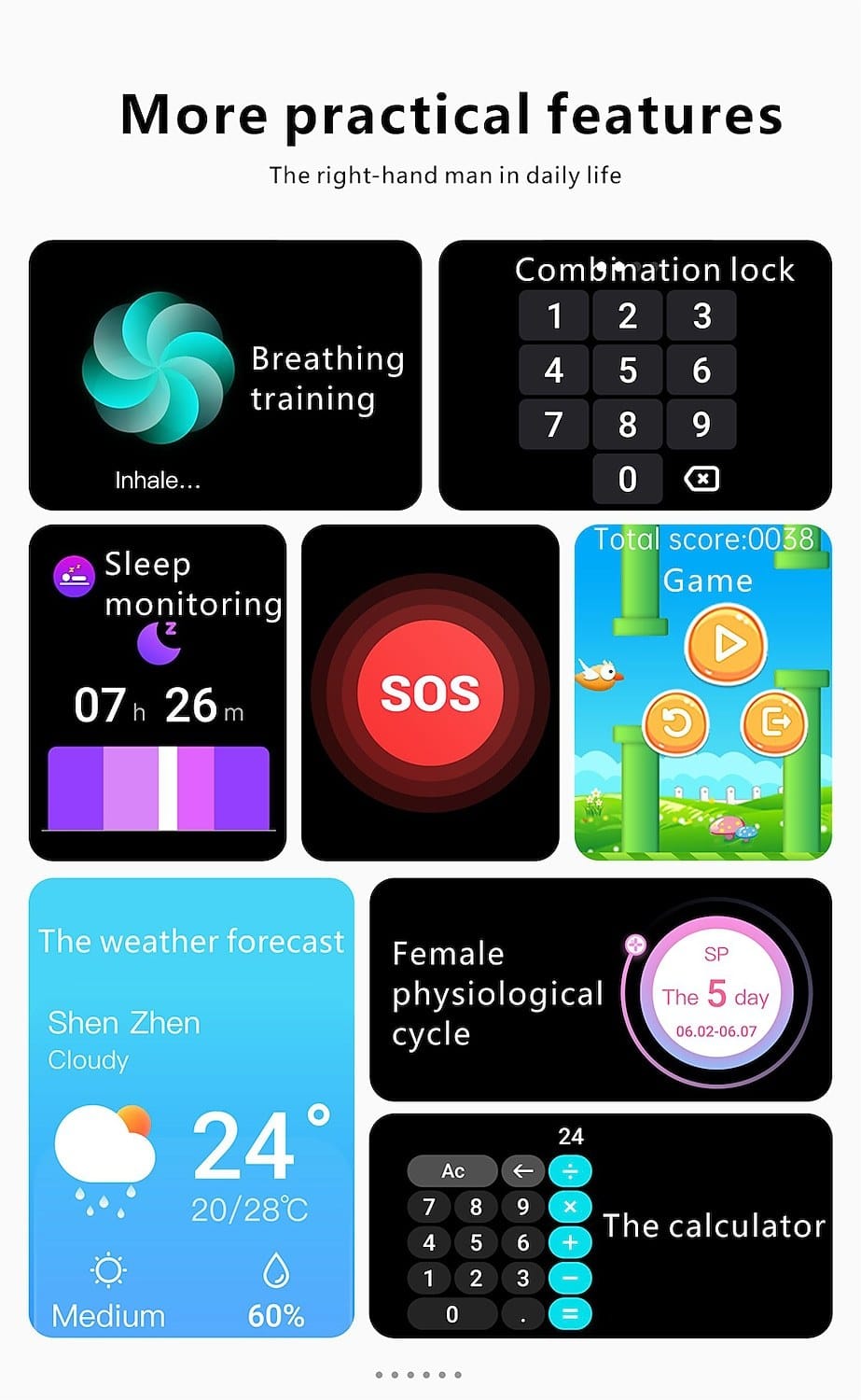 QX7 Bluetooth Calling Smart Watch - detail 11