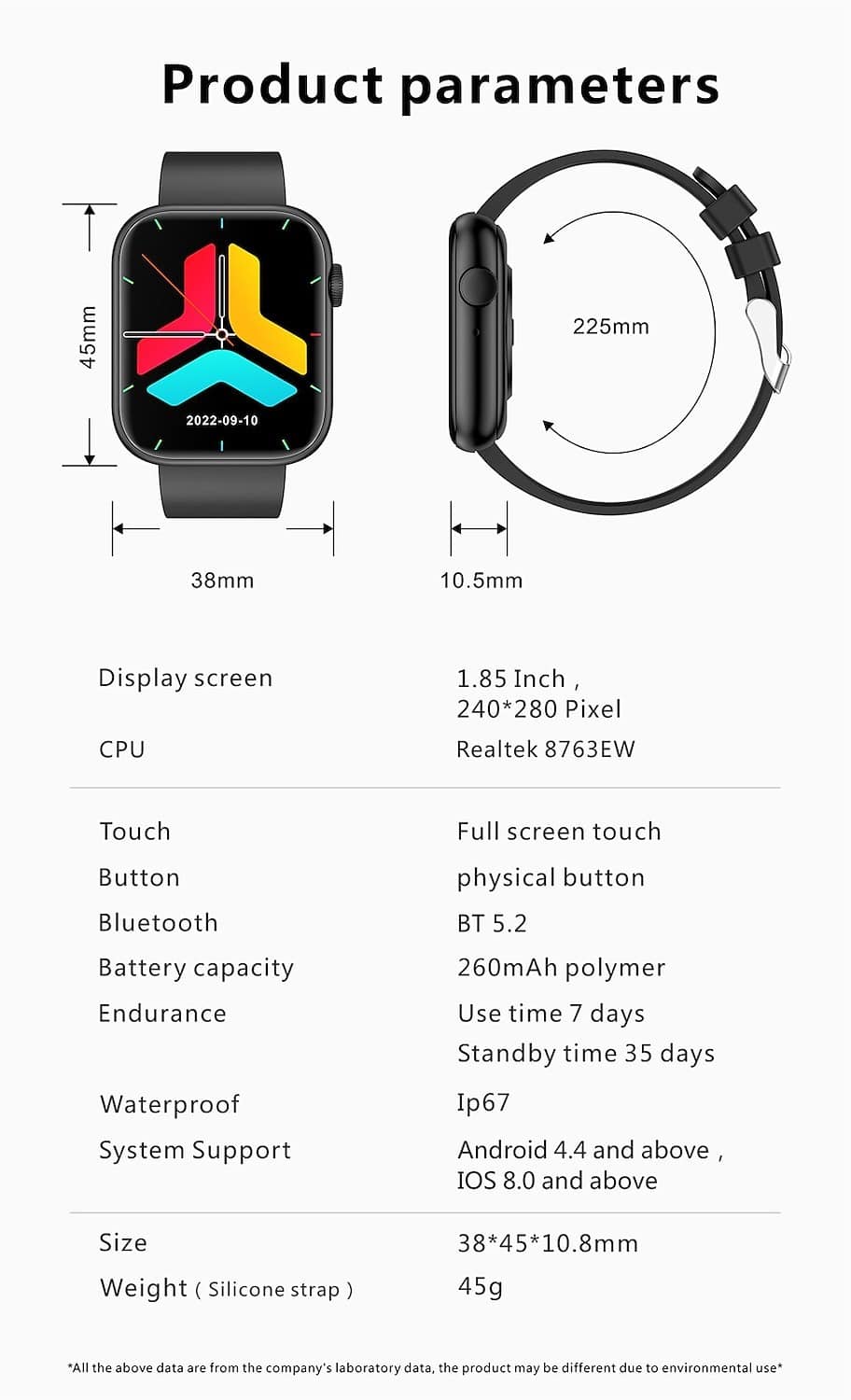 QX7 Bluetooth Calling Smart Watch - detail 12