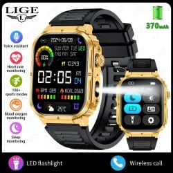 BW0908 Bluetooth Calling Smart Watch - variant black gold