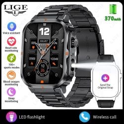 BW0908 Bluetooth Calling Smart Watch - variant black steel