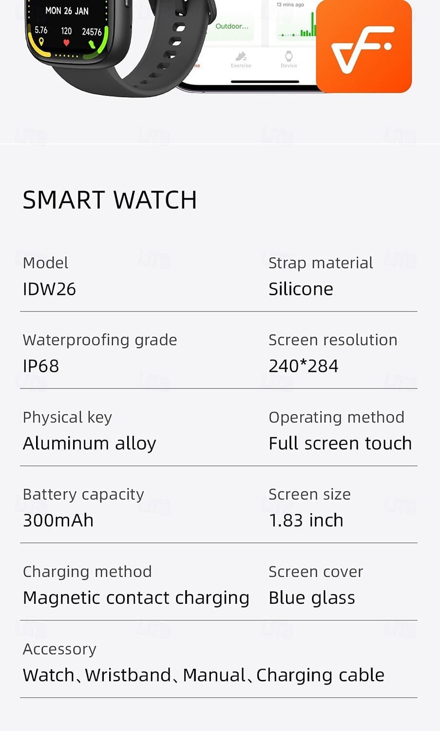 IDW26 Bluetooth Calling Smart Wristband - detail 09