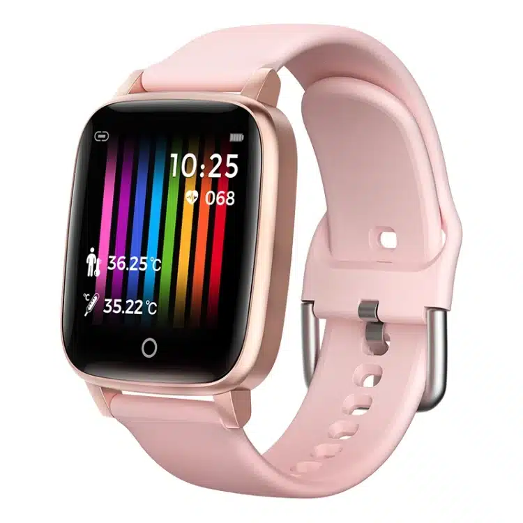 wearablemaster body temperature measurement smart sports watch 1 3 inch screen ip67 waterproof support automatic te gallery 01 T1 smart watch product image