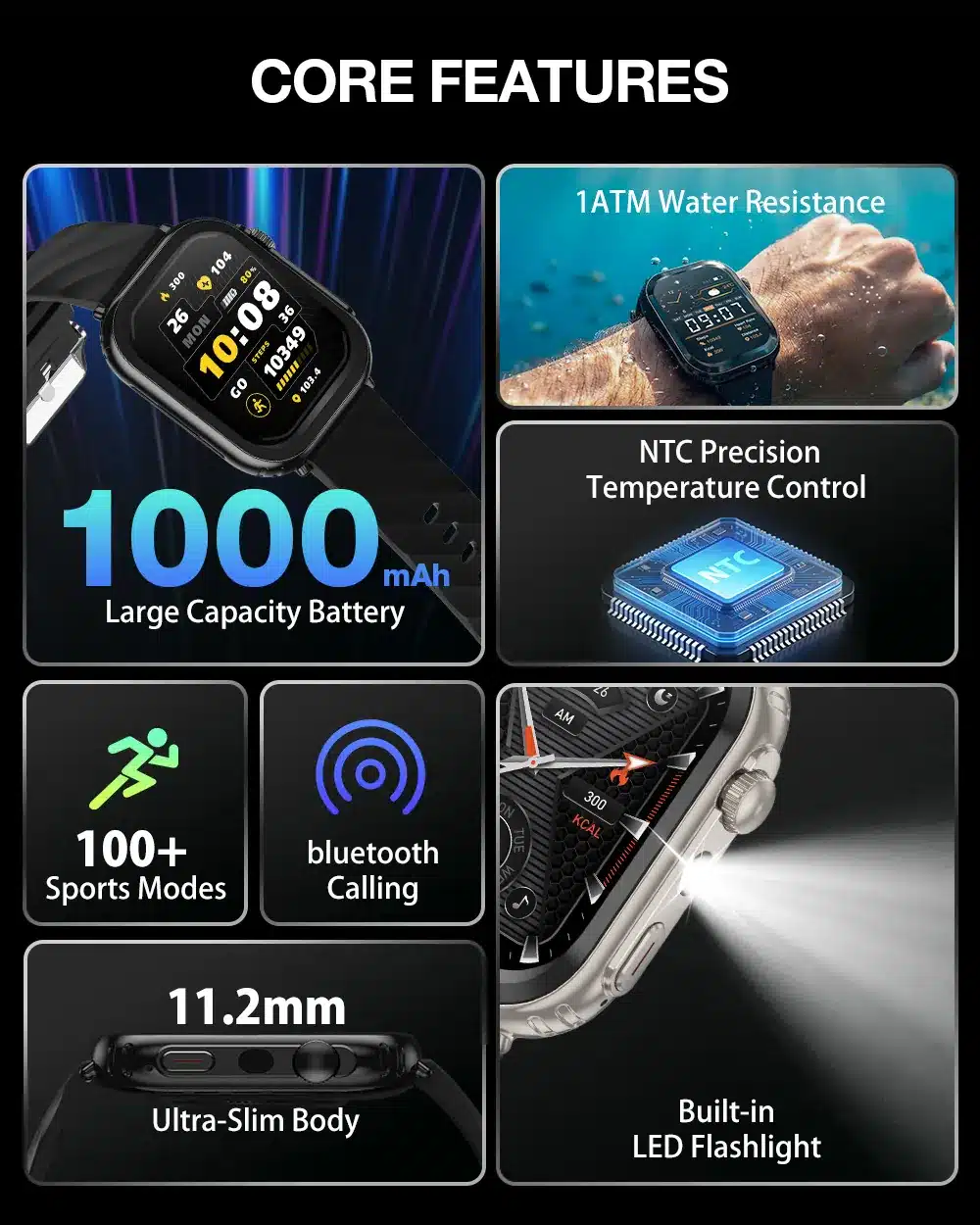 BW-AT8 smart watch detail image 2