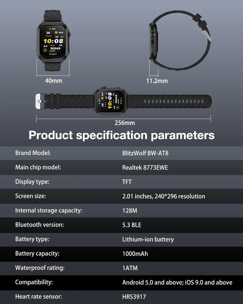 BW-AT8 smart watch detail image 14