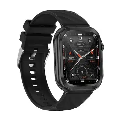 BW-AT8 2.01-Inch Smart Watch with LED Flashlight, Bluetooth Calling, 30-Day Battery, 1ATM Protection and Wellness Tools