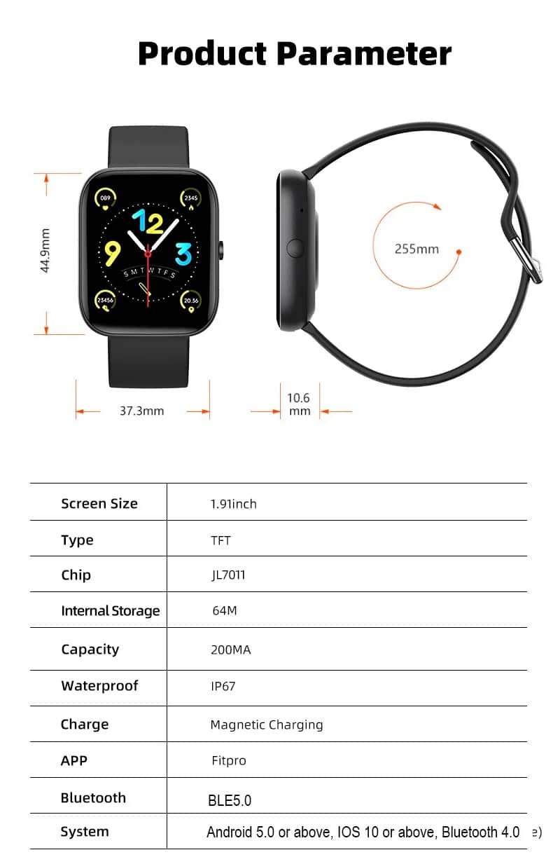 C08 Bluetooth Calling Smart Watch - detail 15