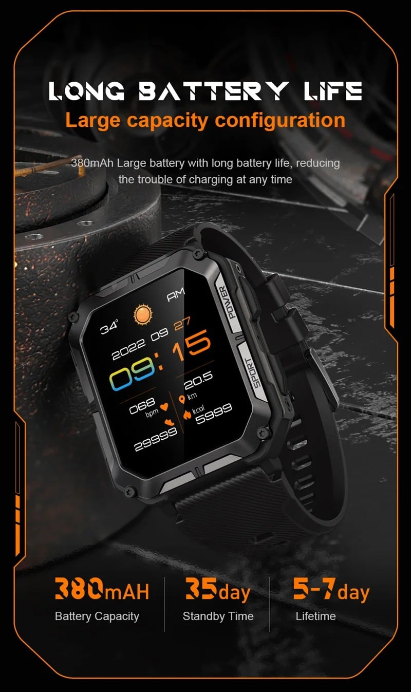 C20 Pro Outdoor Smart Watch - detail 03