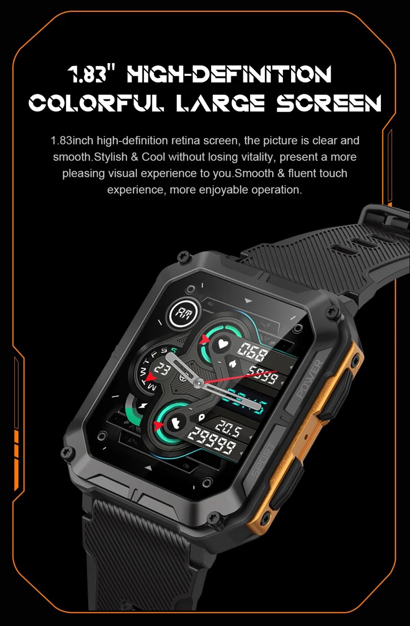 C20 Pro Outdoor Smart Watch - detail 10