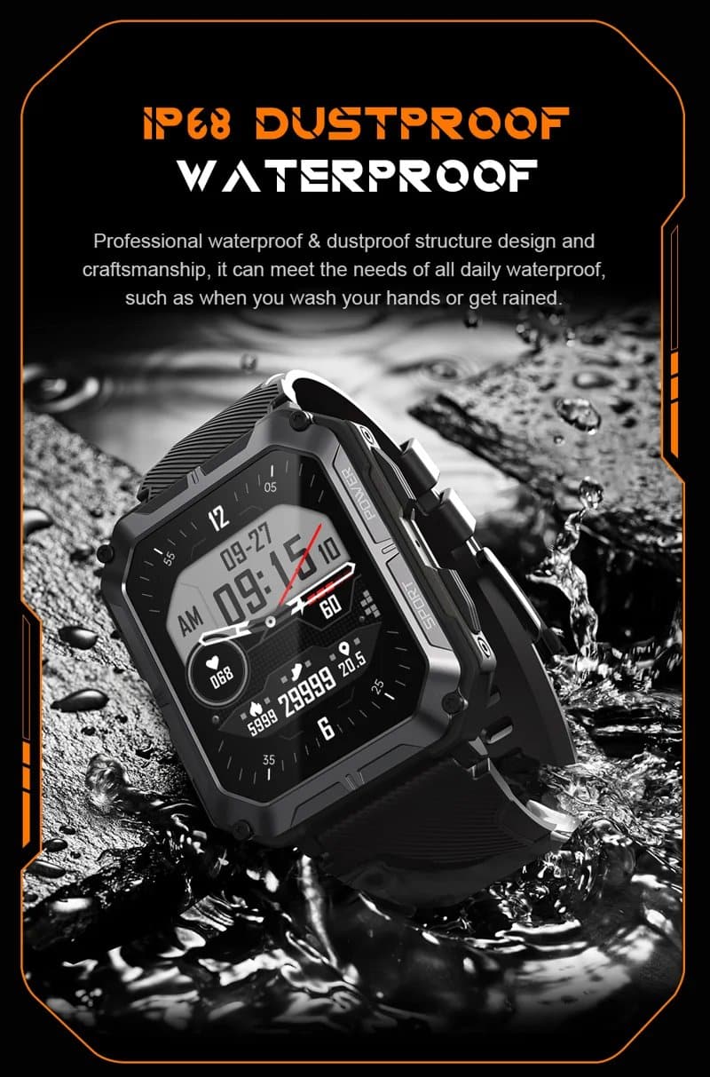 C20 Pro Outdoor Smart Watch - detail 13