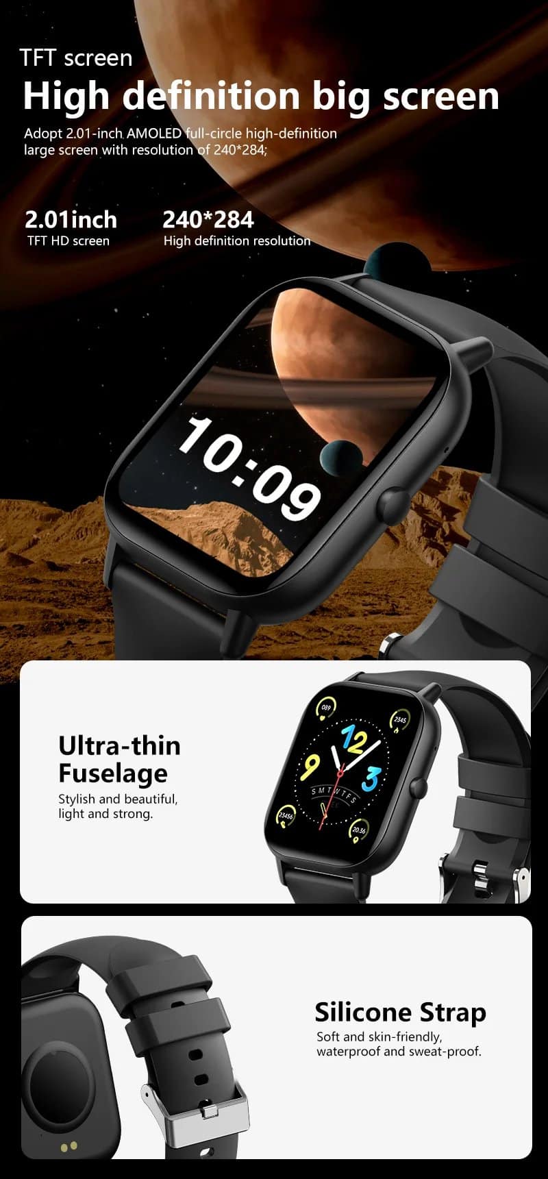 C23 HD Bluetooth Calling Smart Watch - detail 02