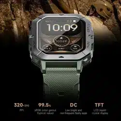 C28 2.02-Inch HD Rugged Smart Watch with Bluetooth Calling, 1ATM, 410mAh Battery and 100+ Sport Modes - Image 7