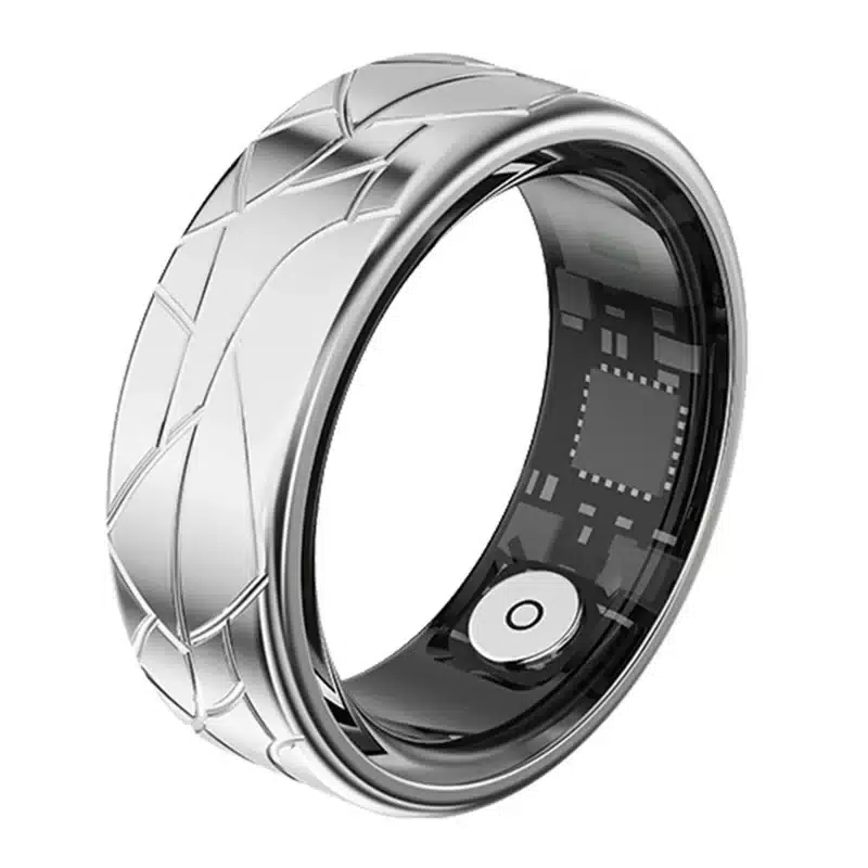 wearablemaster crack design multi function health monitoring smart ring with charging case px02 wearablemaster gallery 01 PX02 smart ring product image