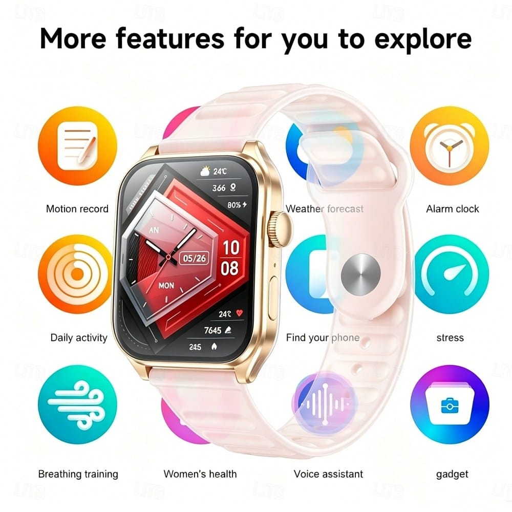 Curved AMOLED Smart Watch - detail 01