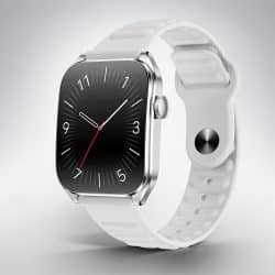 Curved AMOLED Smart Watch - variant silver