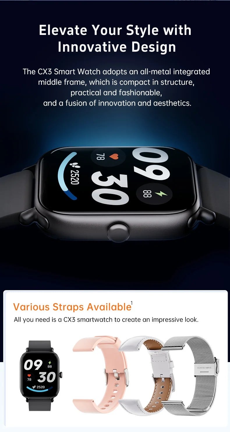 CX3 Bluetooth Calling Smart Watch - detail 03