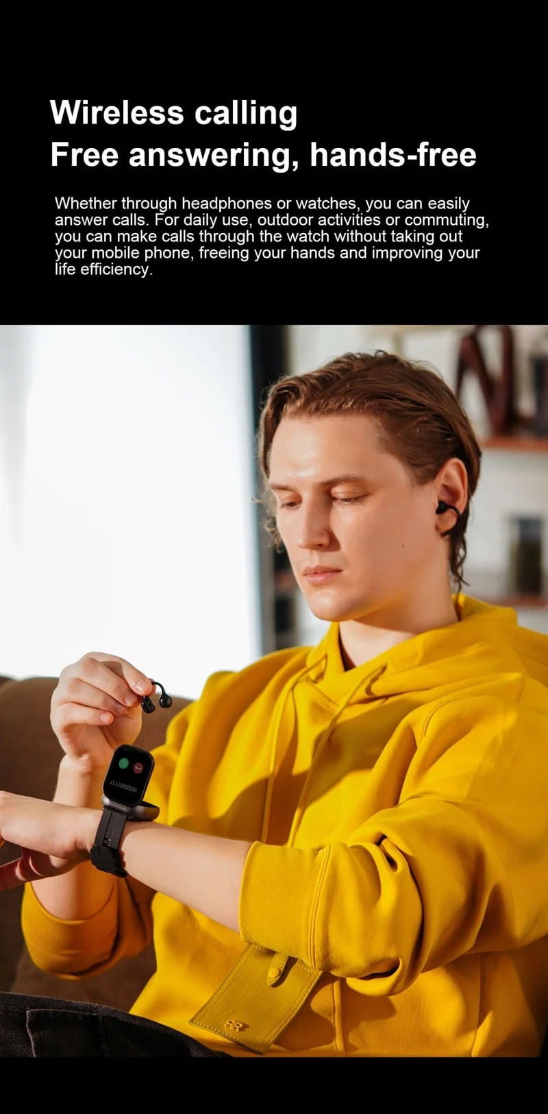 D12 Smart Watch with TWS Earbuds - detail 11
