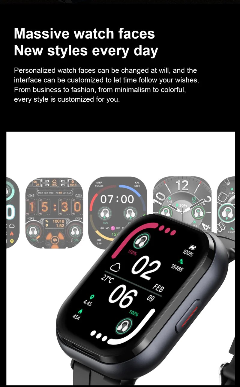 D12 Smart Watch with TWS Earbuds - detail 14