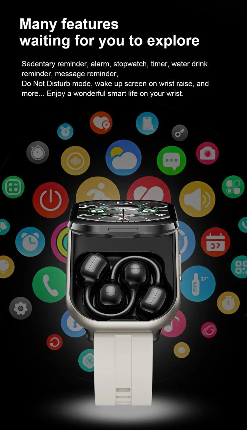 D12 Smart Watch with TWS Earbuds - detail 16