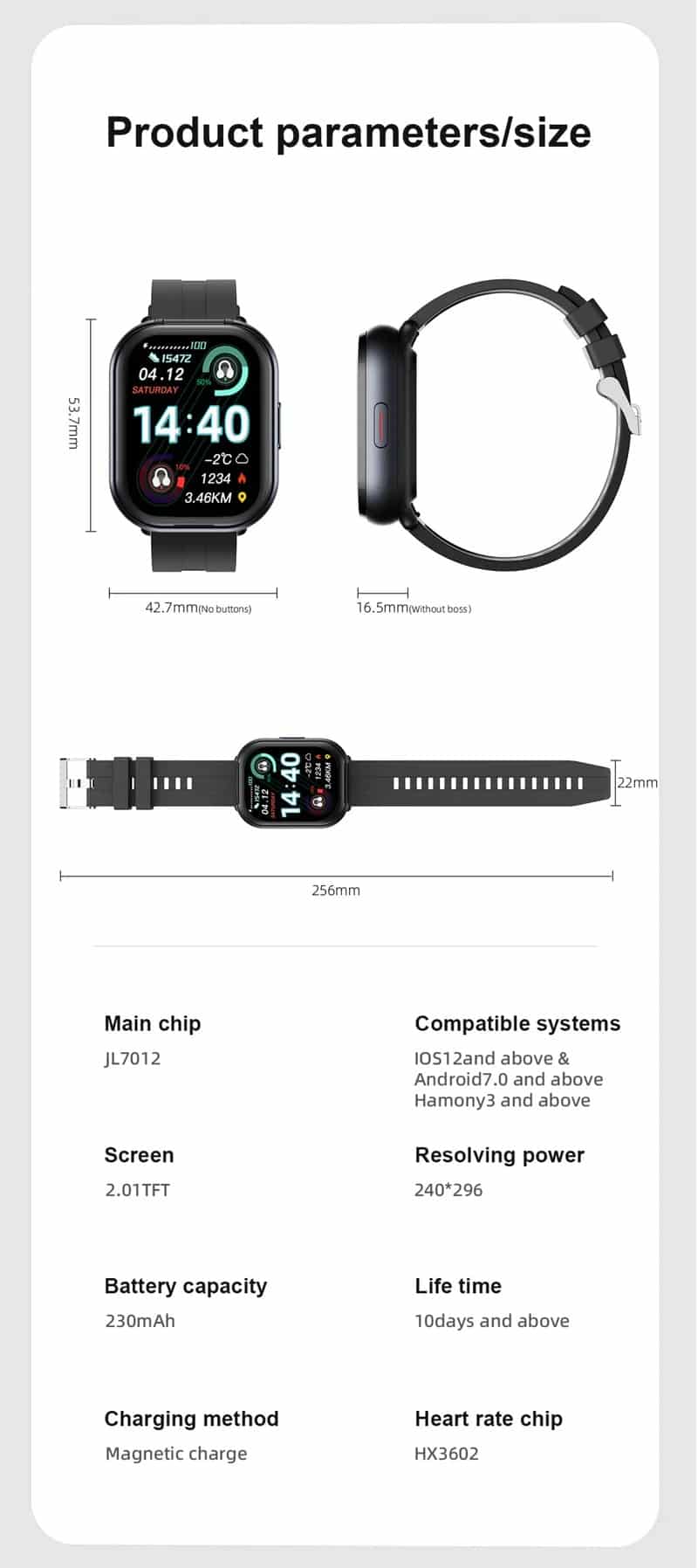 D12 Smart Watch with TWS Earbuds - detail 17