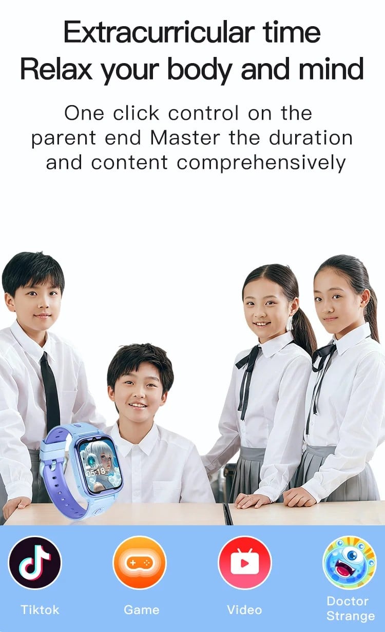 D18 Kids 4G GPS Smart Watch - detail 14