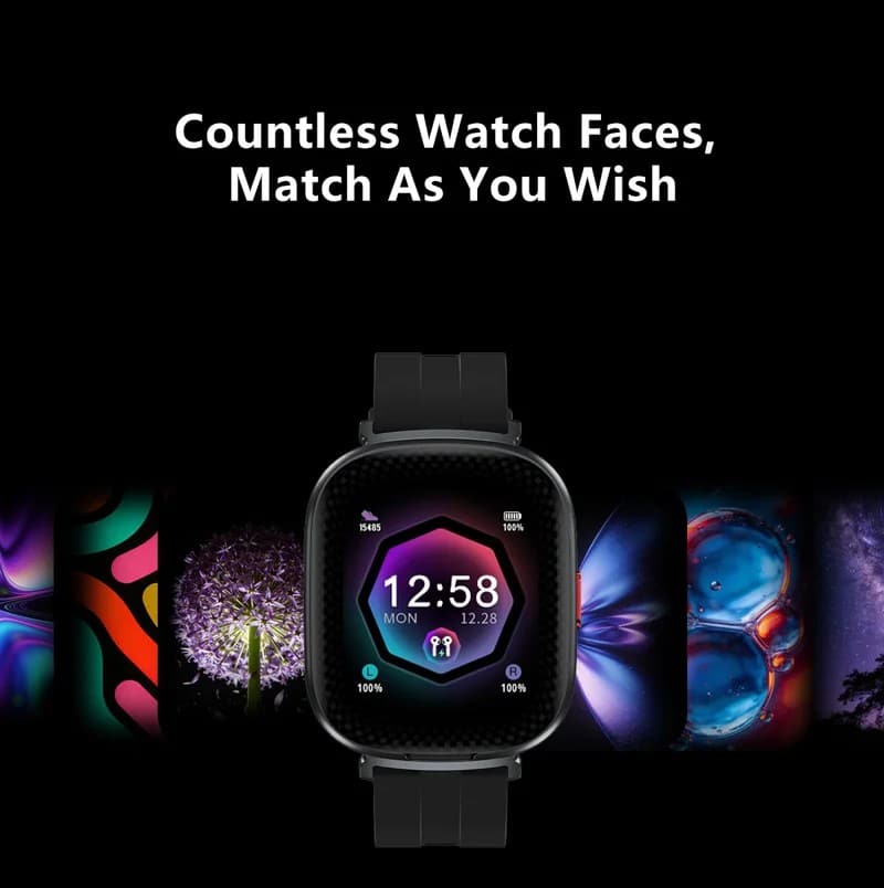 D22 Nylon Strap 2-in-1 Smart Watch Earbuds - detail 18