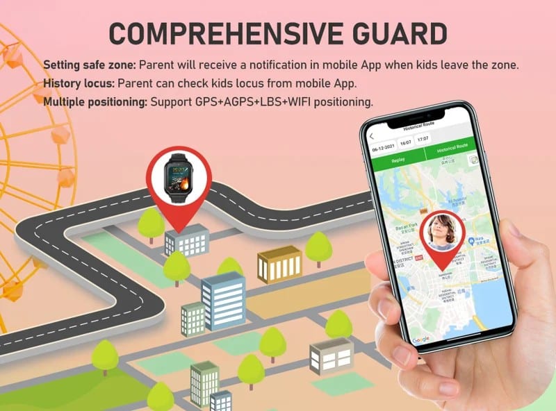 D38 4G Kids GPS Smart Watch - detail 05