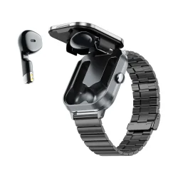 D8pro 2.01-Inch Smart Watch with Clamshell 2-in-1 Headset, NFC, Bluetooth Calling and 25-Day Standby - Image 3