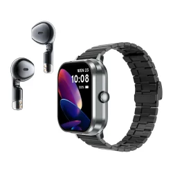 D8pro 2.01-Inch Smart Watch with Clamshell 2-in-1 Headset, NFC, Bluetooth Calling and 25-Day Standby - Image 8