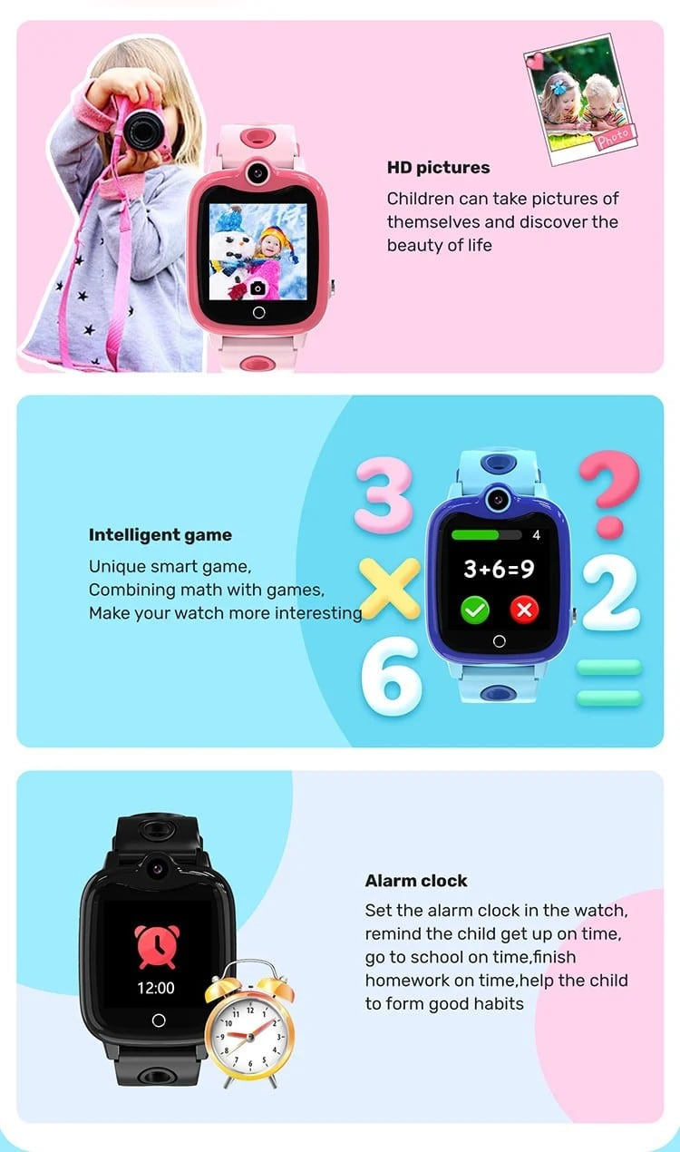 DH10 Kids 4G GPS Smart Watch - detail 08