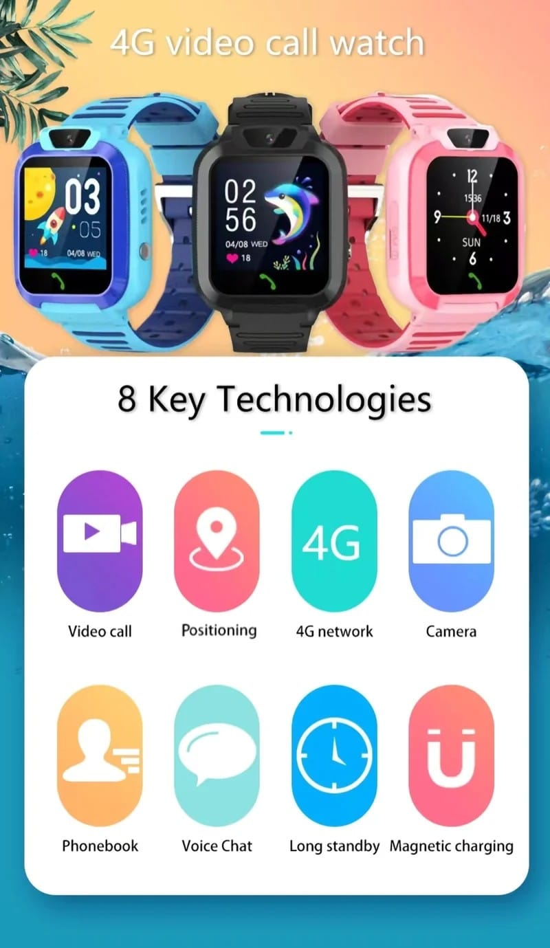DH11 4G Kids Smart Watch - detail 03