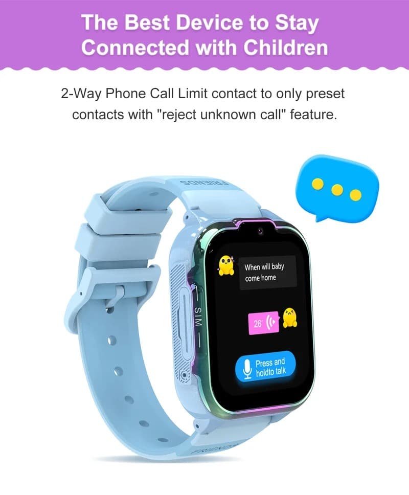 DH20 4G Kids GPS Video Call Smart Watch - detail 03