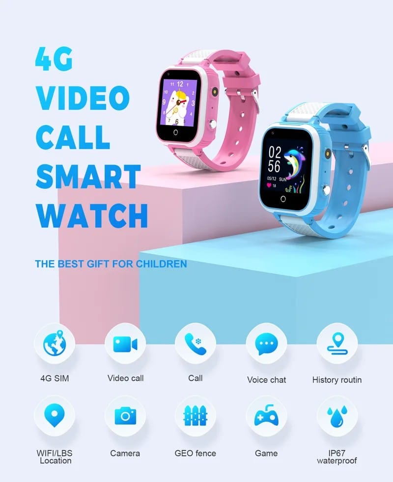 DH9S 4G Kids Smart Watch - detail 01