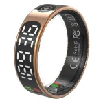 Digital Display Smart Ring Heart Rate Blood Pressure Sleep Monitor Waterproof Gesture Control Finger Ring | TK9-WearableMaster