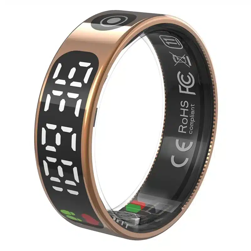 wearablemaster digital display smart ring heart rate blood pressure sleep monitor waterproof gesture control finger gallery 01 TK9 smart ring product image