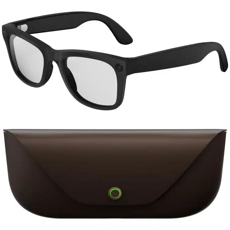 wearablemaster double lenses smart ai translation glasses with 8mp hd camera video recording wifi transmission al s gallery 01 HD5 Ultra smart glasses product image