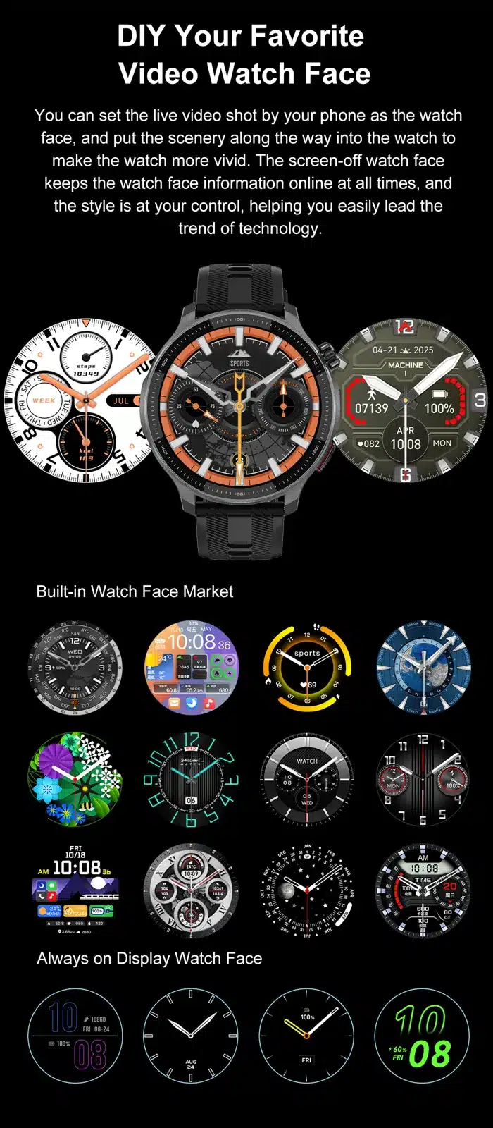 DTG6 GPS smart watch detail image 17