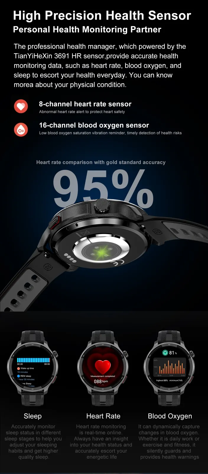 DTG6 GPS smart watch detail image 20