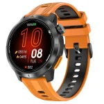 DTG9 1.32-Inch AMOLED GPS Smart Watch with Offline Maps, Compass, Altimeter, 3ATM and Bluetooth Calling