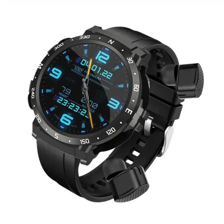 wearablemaster dual mode bluetooth headphones smart watch 1 52 inch support bluetooth call heart rate q10 wearablem gallery 01 Q10 smart watch product image