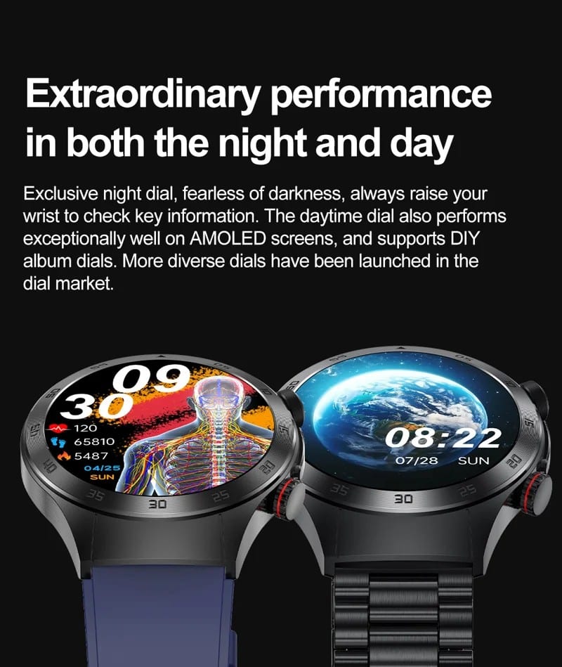 E800 Nylon Strap AMOLED Wellness Smart Watch - detail 20