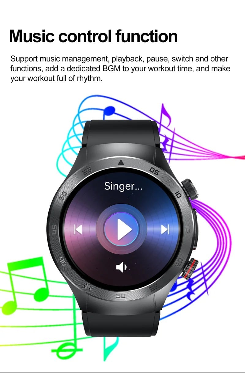E800 Nylon Strap AMOLED Wellness Smart Watch - detail 21