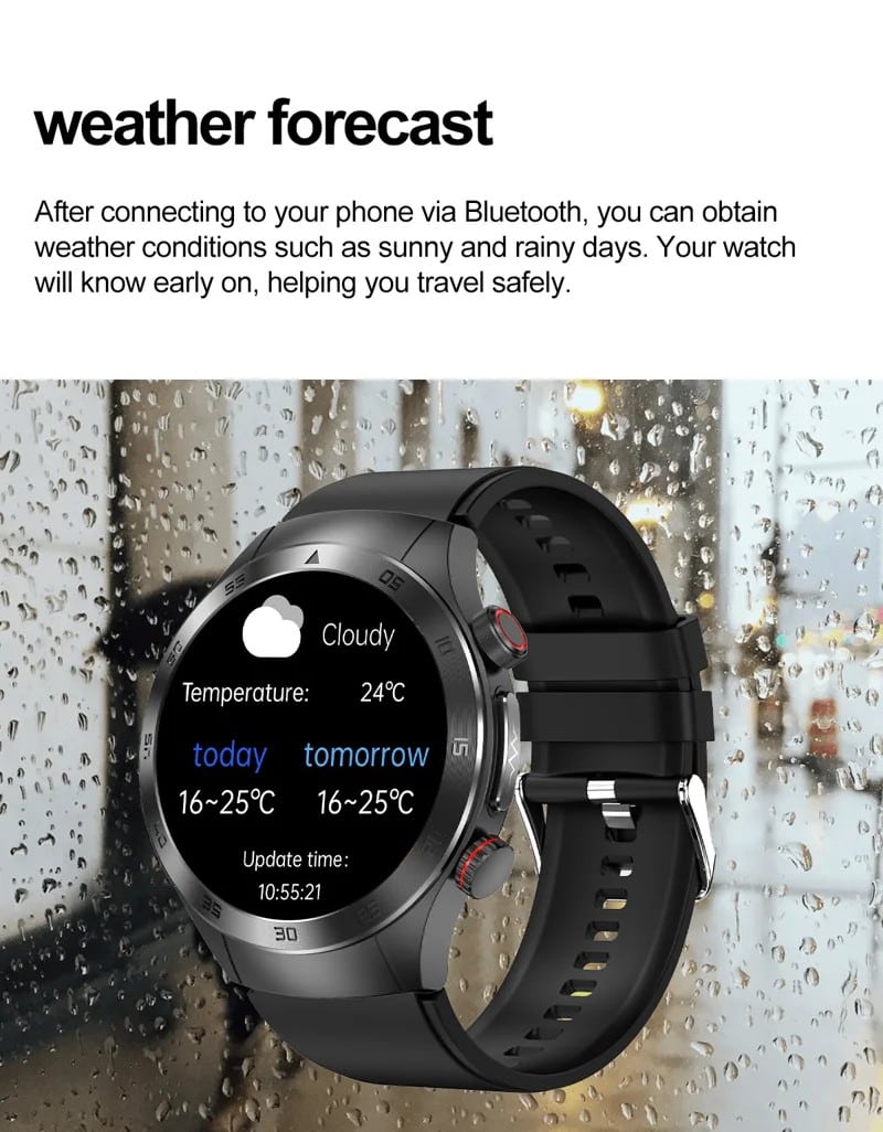 E800 Silicone Strap AMOLED Smart Watch - detail 19