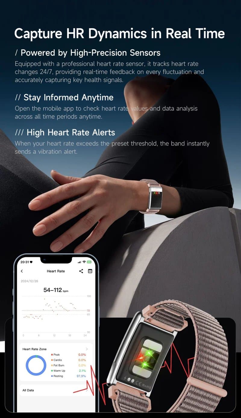 E900 Screenless Fitness Smart Band - detail 11