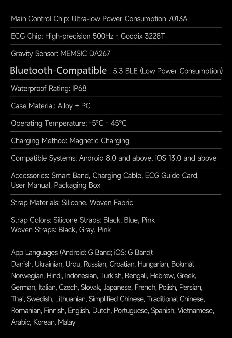 E900 Screenless Fitness Smart Band - detail 25