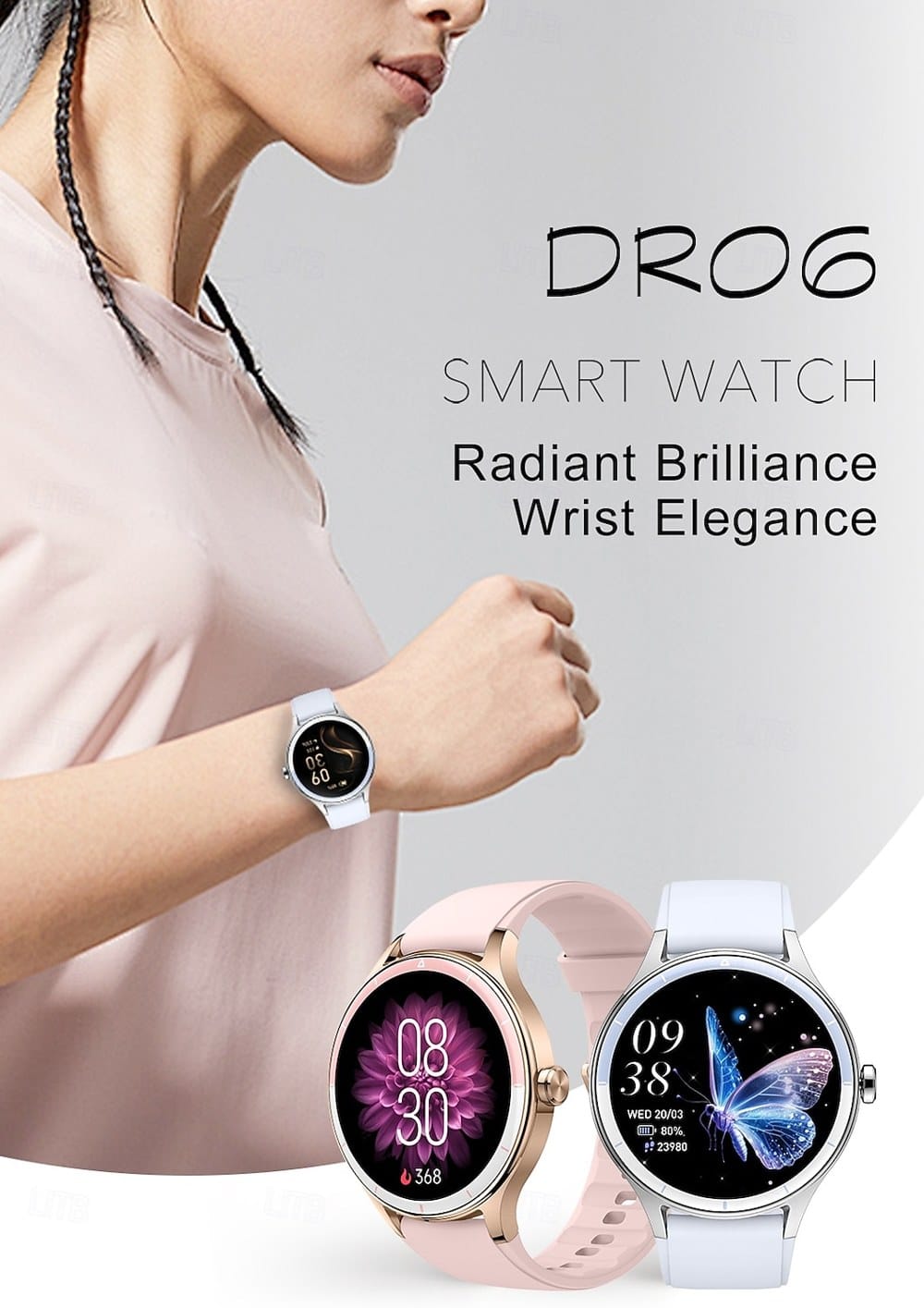 DR06 Elegant Round Smart Watch - detail 01