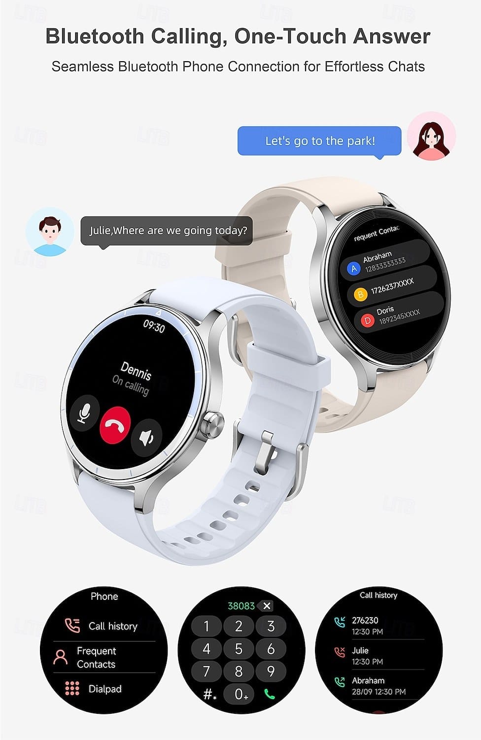 DR06 Elegant Round Smart Watch - detail 05