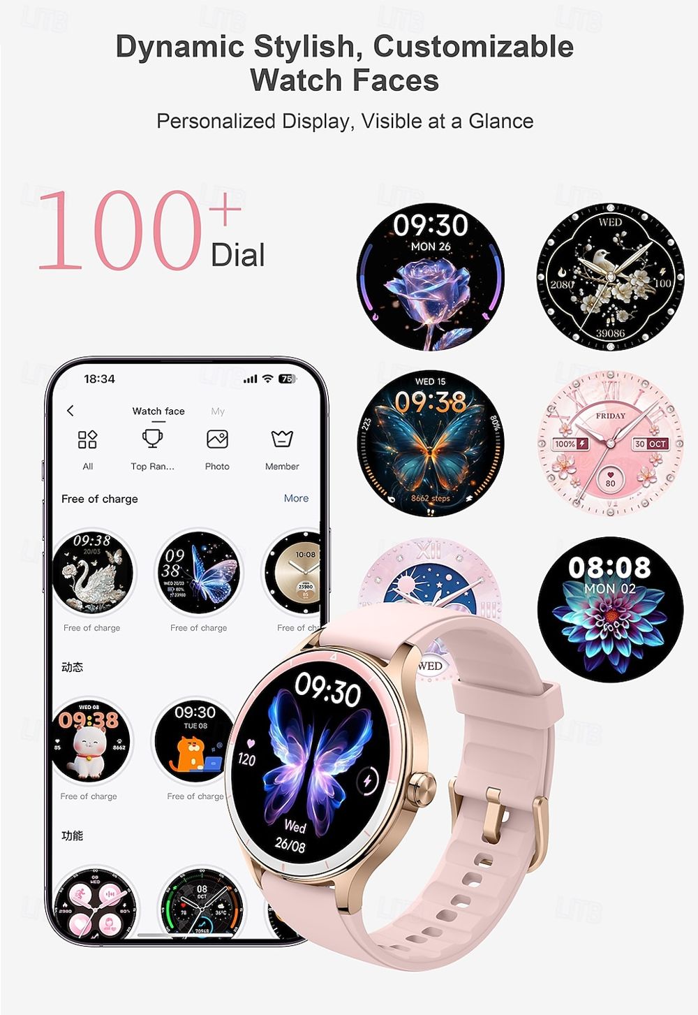 DR06 Elegant Round Smart Watch - detail 06
