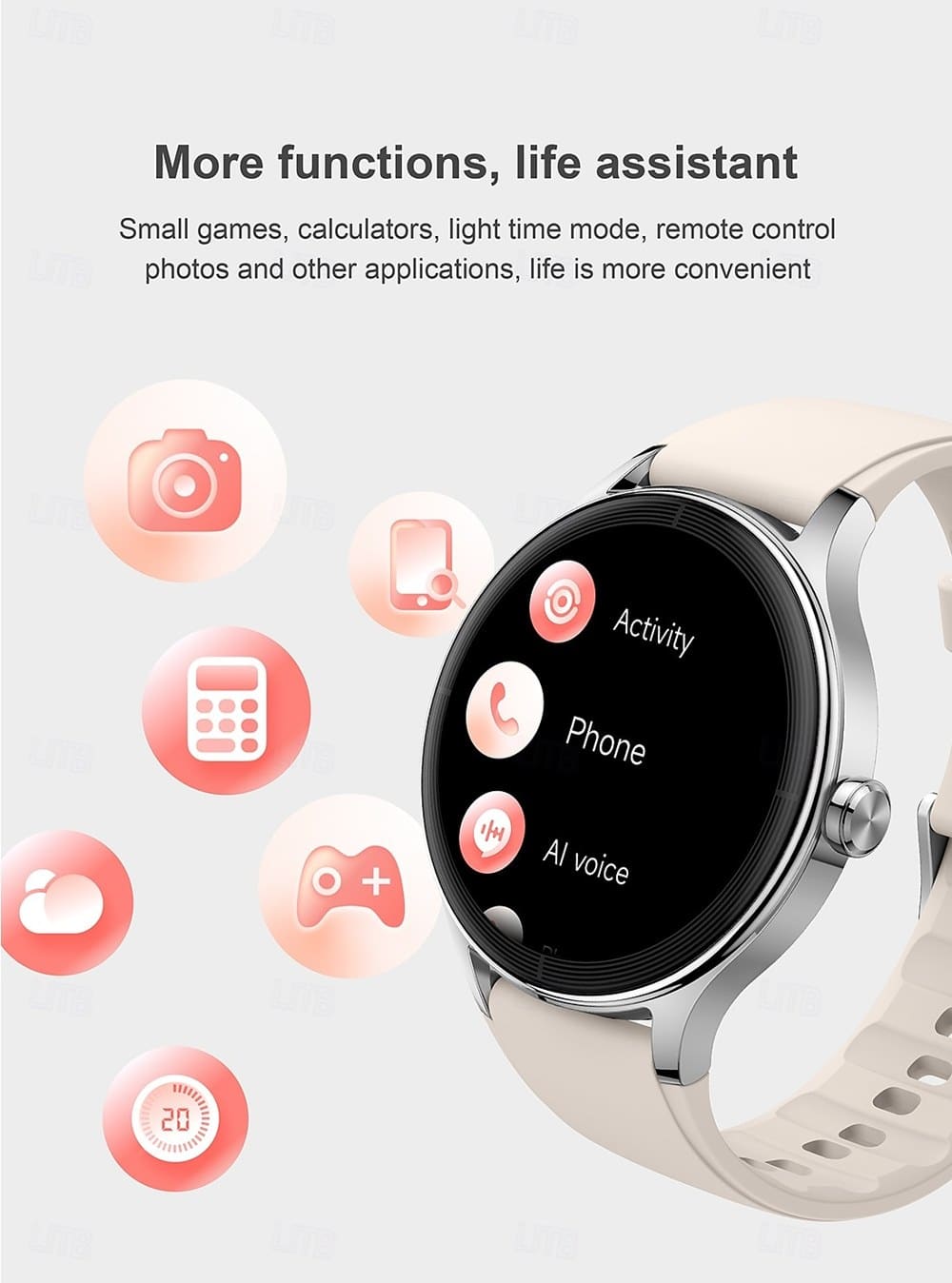DR06 Elegant Round Smart Watch - detail 12